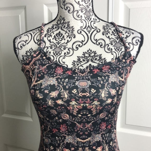 Topshop Spaghetti Strip Bodcon Dress 4 - Picture 2 of 7